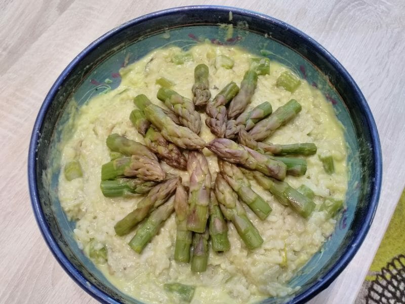 Cliquez pour zoomer ! Risotto aux asperges vertes Thermomix par Chris