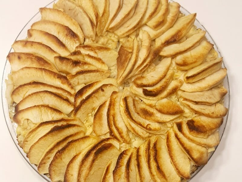 Cliquez pour zoomer ! Tarte aux pommes sans pâte Thermomix par anissa_10