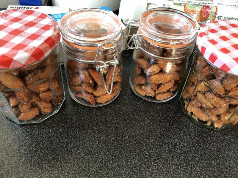 Cliquez pour zoomer ! Amandes grillées à la cannelle et au miel Thermomix par chloelisa1708