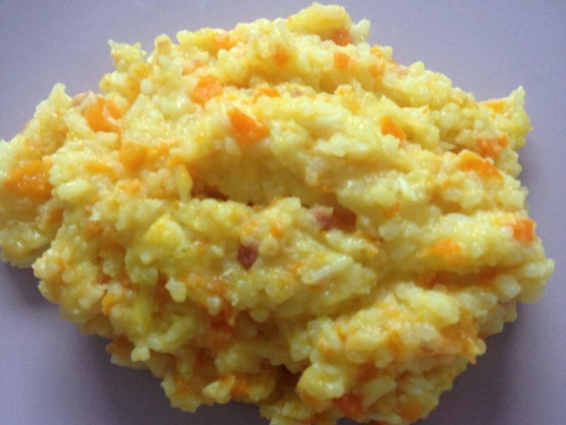 Cliquez pour zoomer ! Risotto carottes et saumon fumé Thermomix par mumulrx56