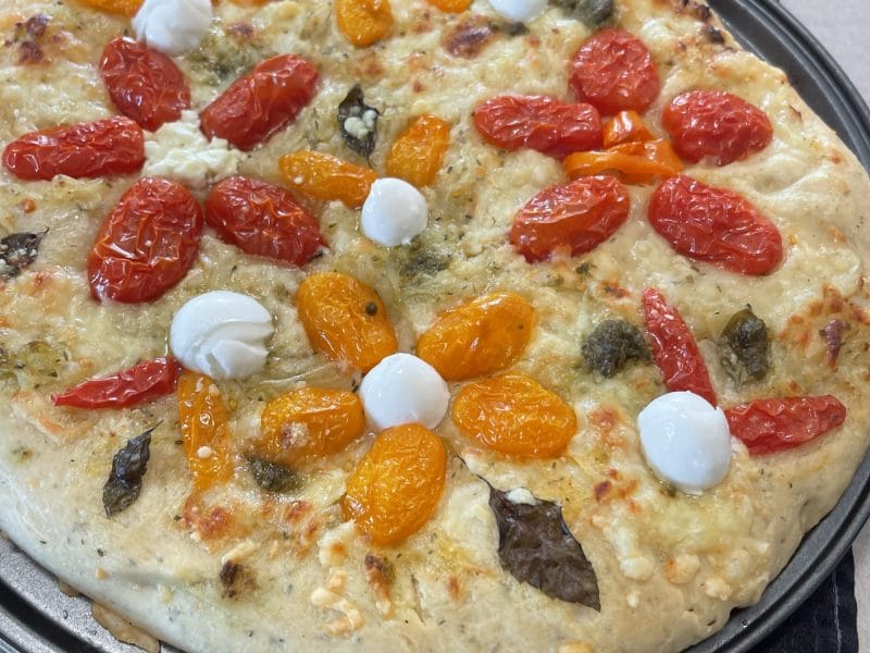 Cliquez pour zoomer ! Focaccia aux oignons Thermomix par nat210