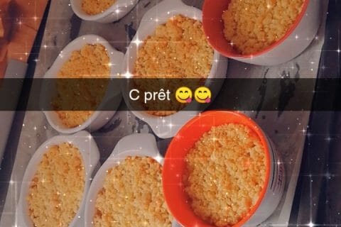 Cliquez pour zoomer ! Crumble aux Pommes Thermomix par Azizalinakais