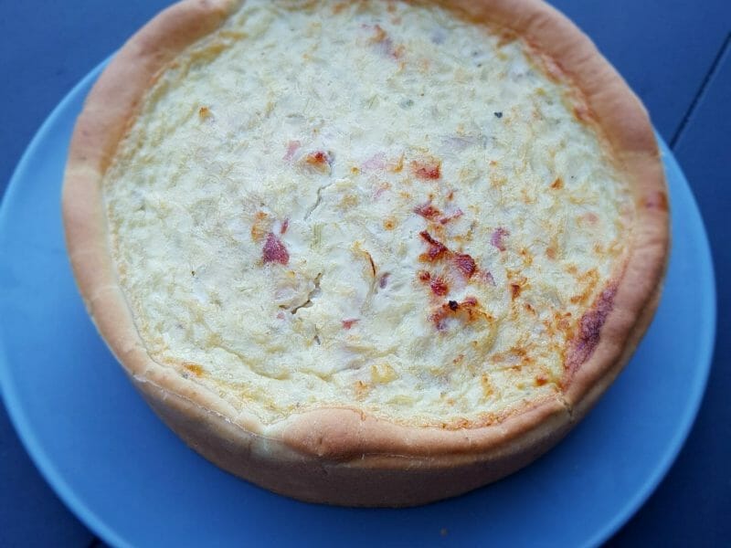 Cliquez pour zoomer ! Zwiebelkuchen – gâteau aux oignons Thermomix par C.lune