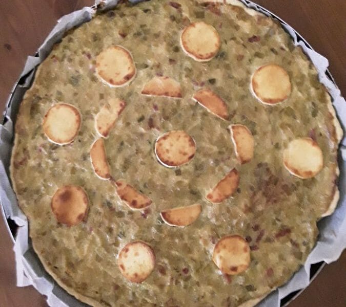 Cliquez pour zoomer ! Tarte aux poireaux Thermomix par Mimiv