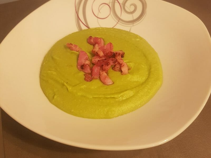 Cliquez pour zoomer ! Velouté de petits pois Thermomix par Perrine 07