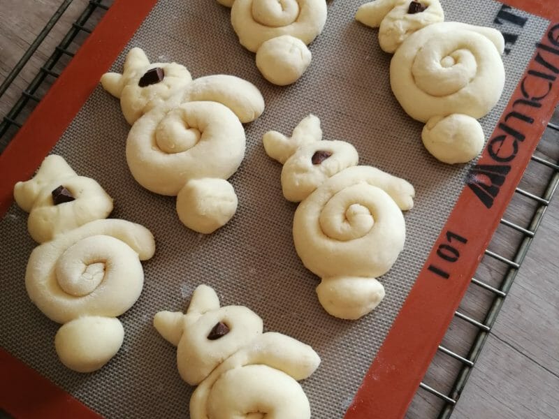 Cliquez pour zoomer ! Brioches lapin de Pâques Thermomix par morgane_37