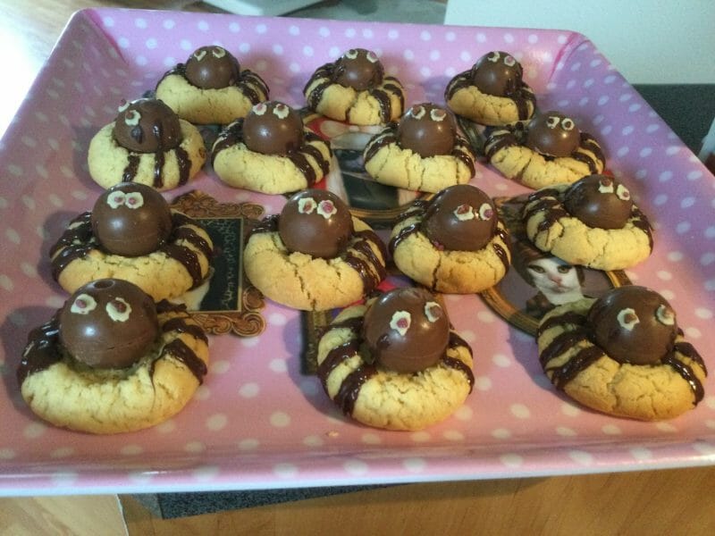 Cliquez pour zoomer ! Spider cookies – cookies araignées Thermomix par sandranava