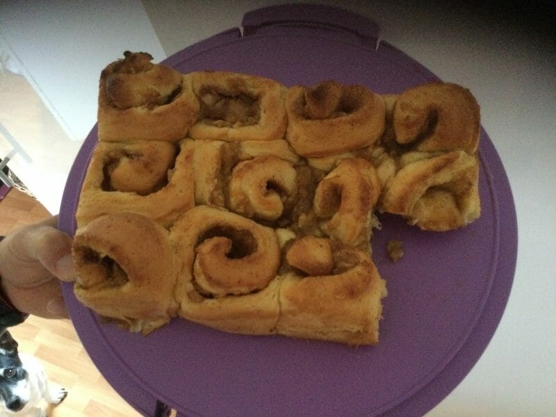 Cliquez pour zoomer ! Roulés aux pommes et à la cannelle Thermomix par sandranava