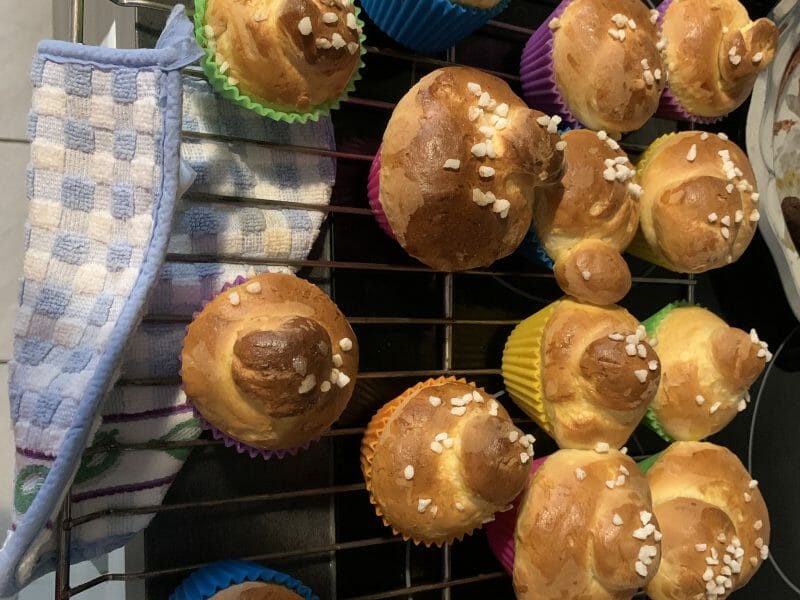 Cliquez pour zoomer ! Brioche tressée à la mie filante Thermomix par cams-7