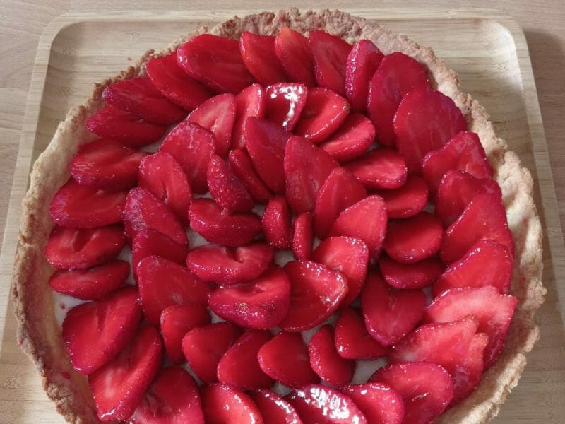 Cliquez pour zoomer ! Tarte aux fraises Thermomix par Ninny
