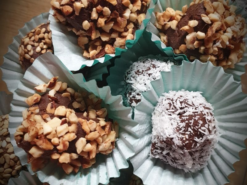 Cliquez pour zoomer ! Truffes au chocolat Thermomix par Rosadys
