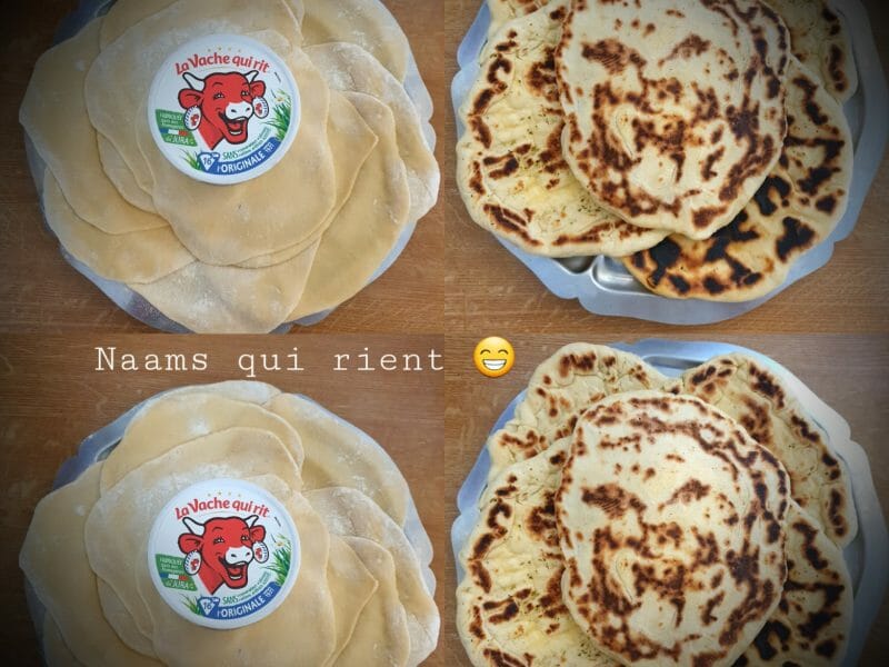 Cliquez pour zoomer ! Naans au fromage Thermomix par Rosadys