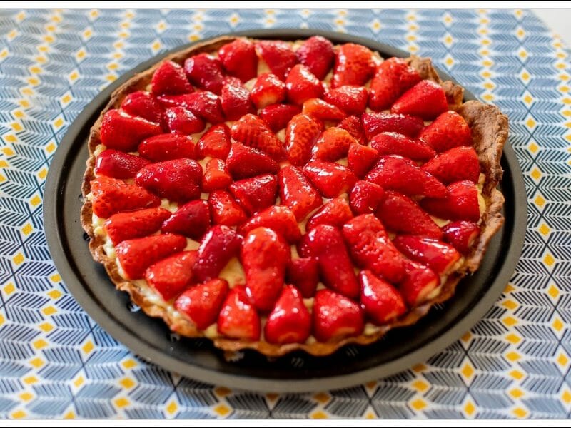 Cliquez pour zoomer ! Tarte aux fraises Thermomix par kefran