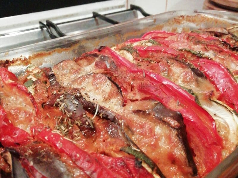 Cliquez pour zoomer ! Tian de légumes et mozarella Thermomix par chouquetteforever