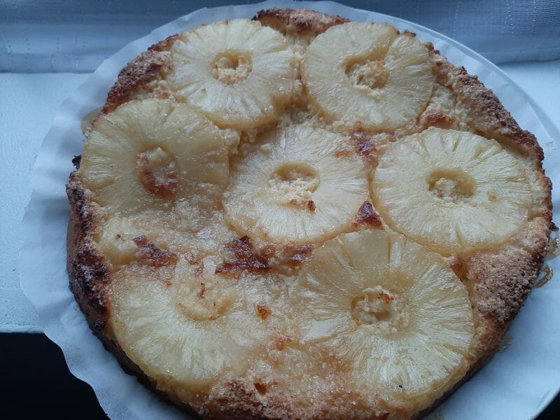 Cliquez pour zoomer ! Gâteau renversé à l’ananas Thermomix par mimms
