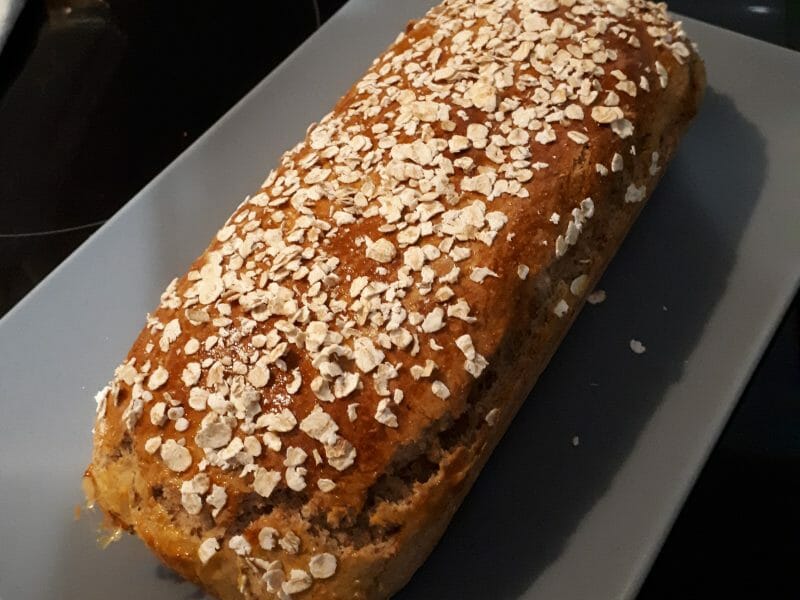 Cliquez pour zoomer ! Pain aux flocons d’avoine et au miel Thermomix par cassandra_8
