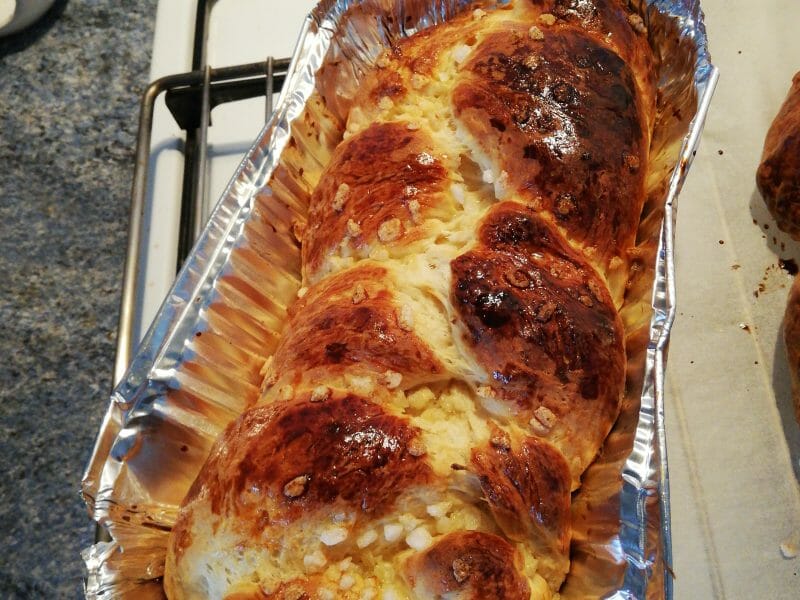 Cliquez pour zoomer ! Brioche tressée à la mie filante Thermomix par vic17