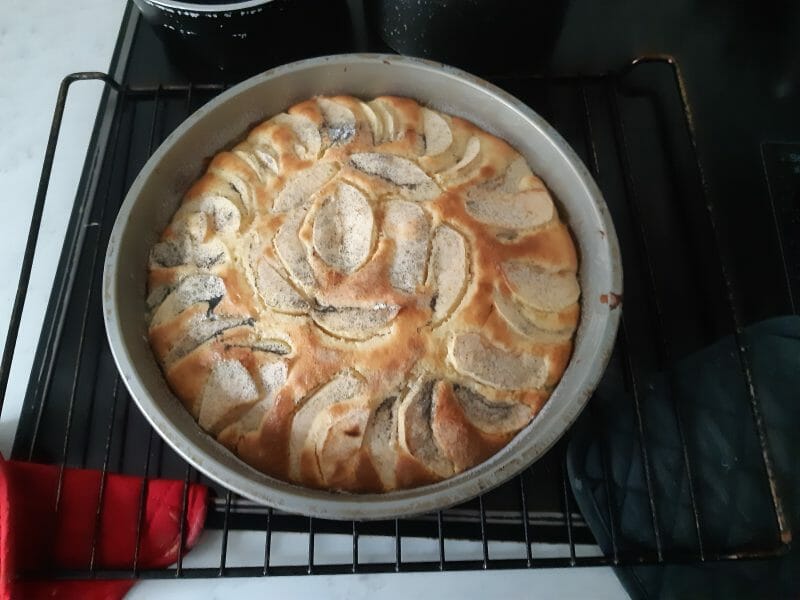 Cliquez pour zoomer ! Gâteau aux pommes et mascarpone Thermomix par isadumail