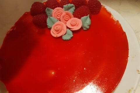 Cliquez pour zoomer ! Bavarois aux framboises Thermomix par ingrid_19
