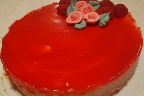 Cliquez pour zoomer ! Bavarois aux framboises Thermomix par ingrid_19