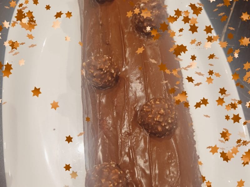 Cliquez pour zoomer ! Bûche Ferrero Rocher Thermomix par olympe42