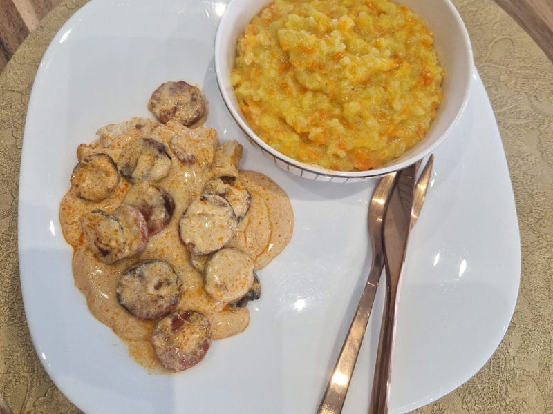 Cliquez pour zoomer ! Risotto aux carottes et parmesan Thermomix par olympe42