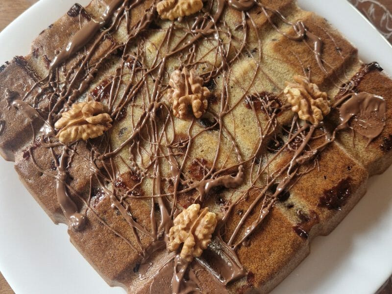 Cliquez pour zoomer ! Cake banane et pépites de chocolat Thermomix par olympe42