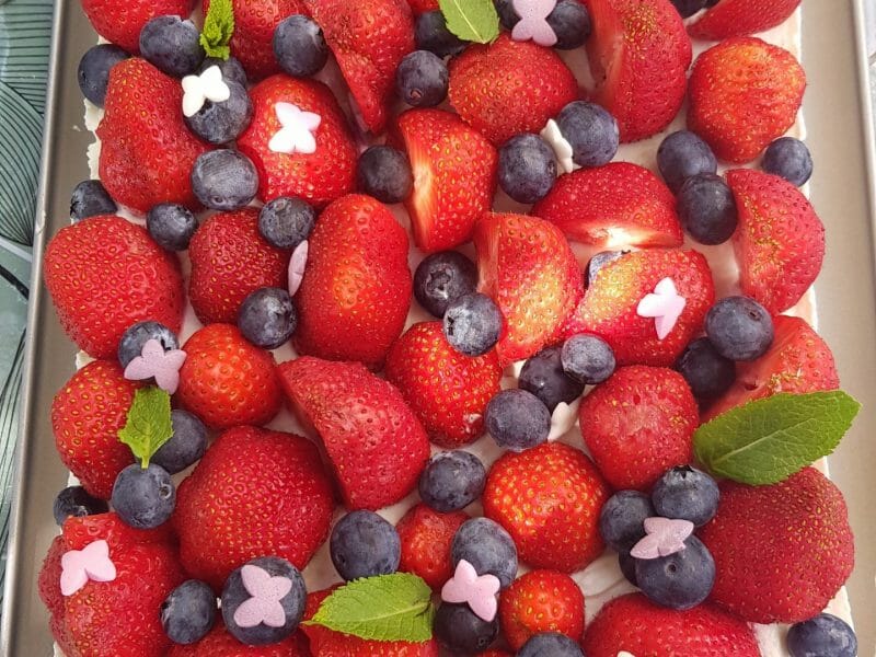 Cliquez pour zoomer ! Tarte aux fraises sans cuisson Thermomix par sylvie_52
