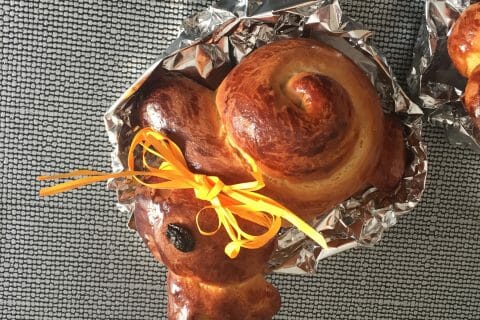 Cliquez pour zoomer ! Brioches lapin de Pâques au Thermomix