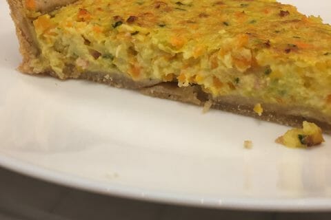 Cliquez pour zoomer ! Tarte courgettes et carottes au Thermomix