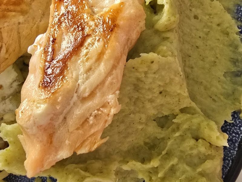 Cliquez pour zoomer ! Purée de brocolis et pommes de terre Thermomix par fouzya