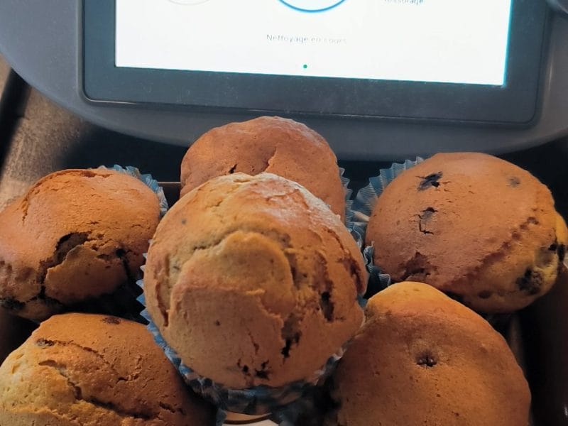 Cliquez pour zoomer ! Muffins aux pépites de chocolat Thermomix par fouzya