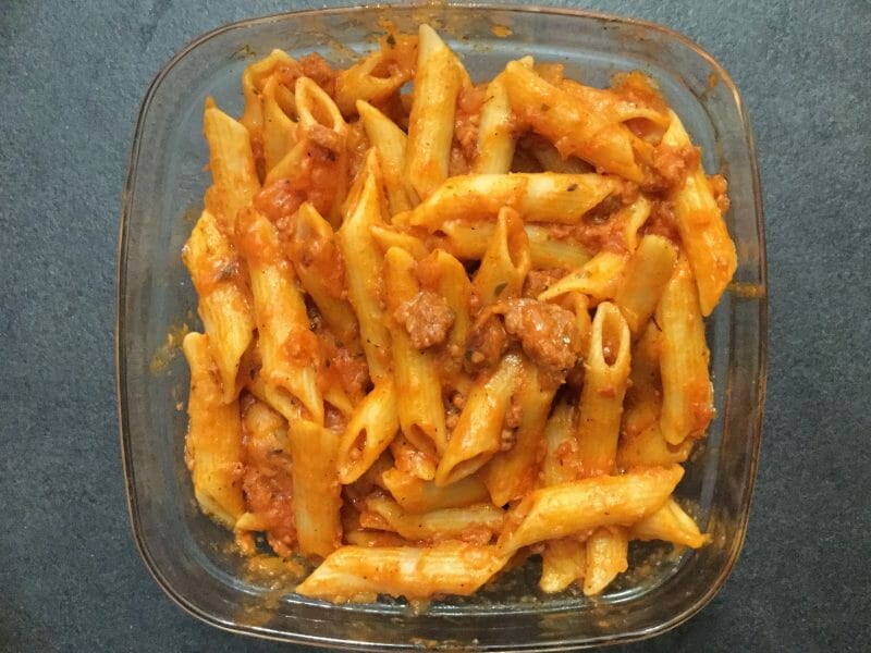 Cliquez pour zoomer ! Penne au chorizo Thermomix par Fanny de Pau 64