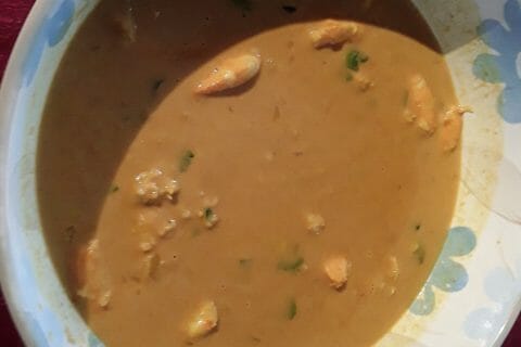 Cliquez pour zoomer ! Curry de crevettes au lait de coco Thermomix par cathy_15