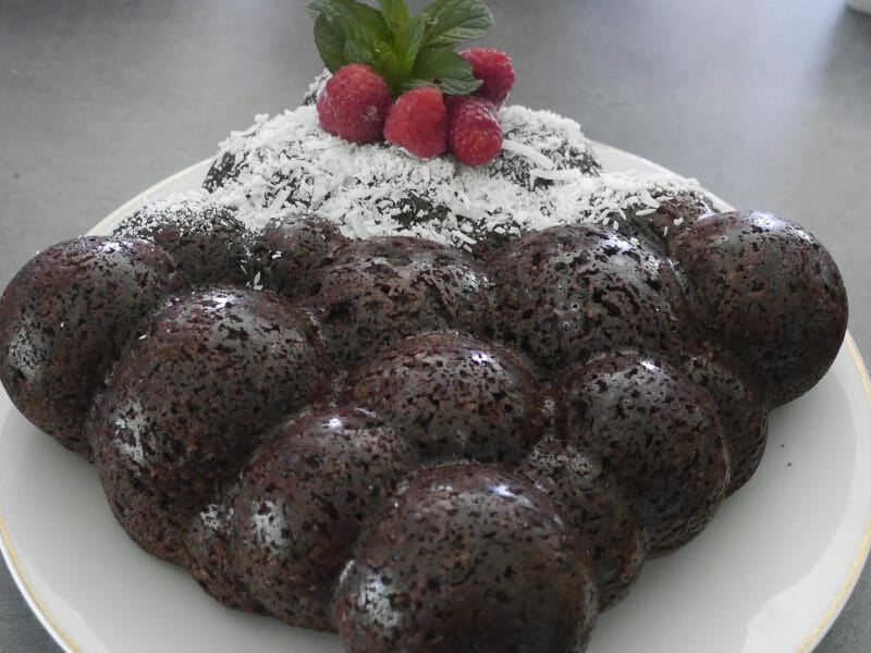 Cliquez pour zoomer ! Gâteau chocolat noix de coco Thermomix par violette49