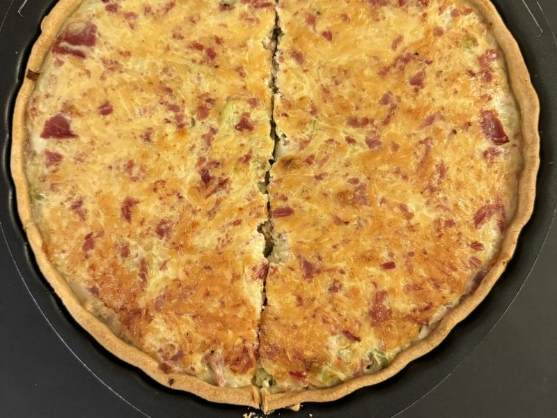 Cliquez pour zoomer ! Tarte aux poireaux et jambon Thermomix par louska