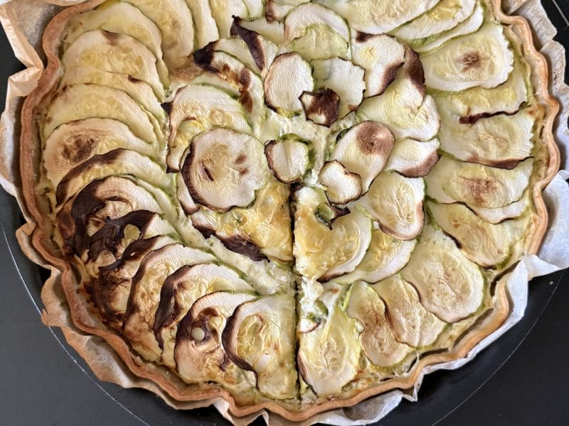 Cliquez pour zoomer ! Tarte courgettes et ricotta Thermomix par louska
