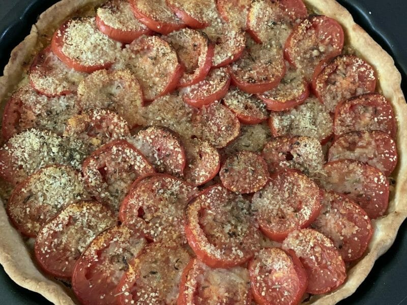 Cliquez pour zoomer ! Tarte salée façon tomates farcies Thermomix par louska