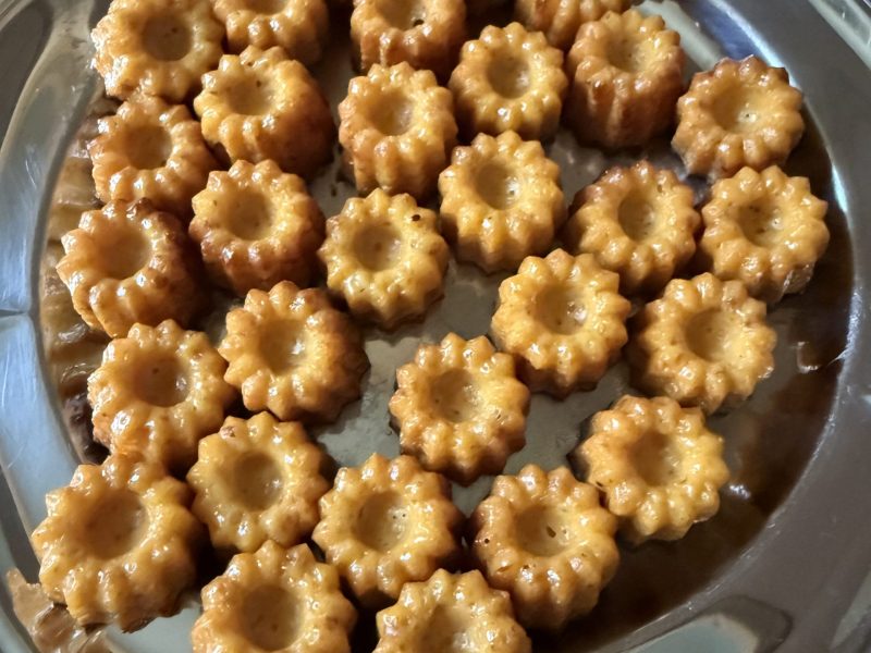 Cliquez pour zoomer ! Mini cannelés chorizo comté Thermomix par louska