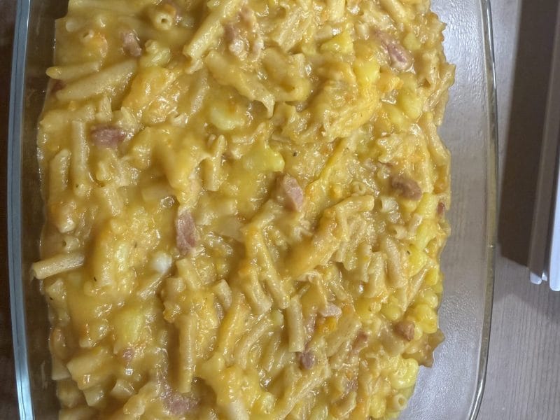 Cliquez pour zoomer ! Gratin de pâtes alpin Thermomix par louska