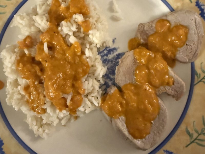 Cliquez pour zoomer ! Filet mignon de porc au lait de coco Thermomix par louska