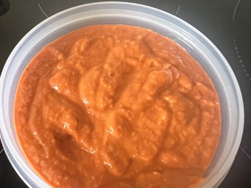 Cliquez pour zoomer ! Houmous aux poivrons rouges Thermomix par louska