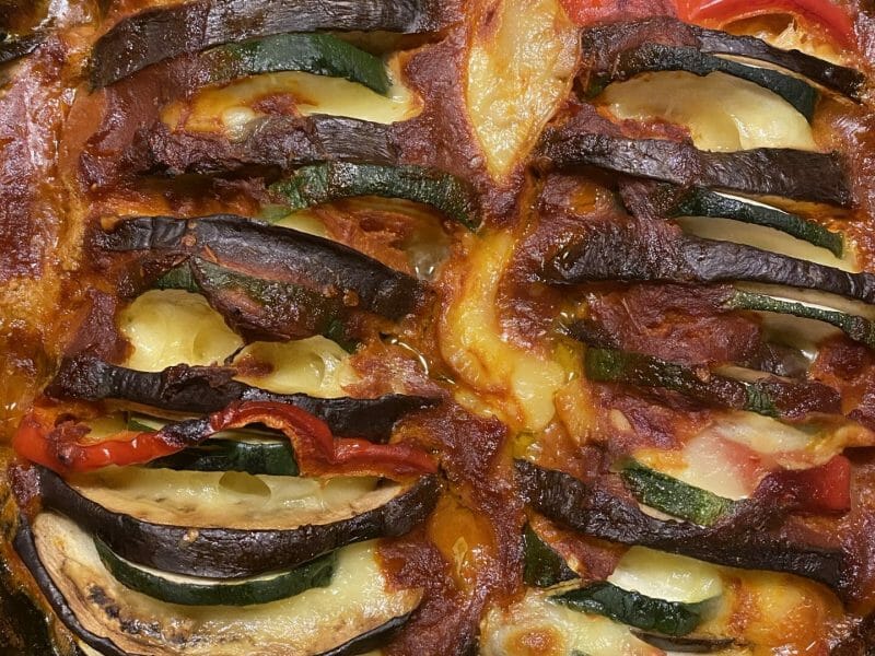 Cliquez pour zoomer ! Tian de légumes et mozarella Thermomix par MajuTou