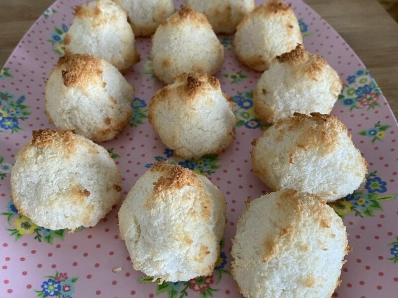 Cliquez pour zoomer ! Rocher coco – Congolais Thermomix par MajuTou