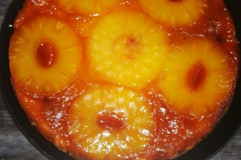 Cliquez pour zoomer ! Gâteau renversé à l’ananas Thermomix par rizrizou