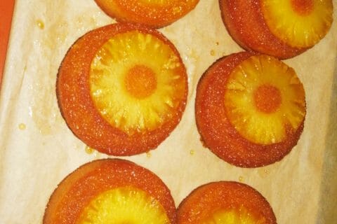 Cliquez pour zoomer ! Gâteau renversé à l’ananas Thermomix par rizrizou