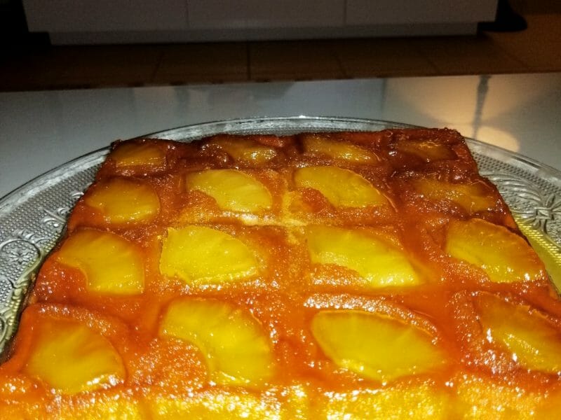 Cliquez pour zoomer ! Gâteau renversé à l’ananas Thermomix par rizrizou