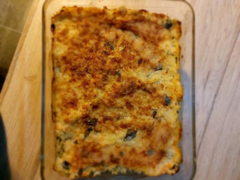 Cliquez pour zoomer ! Gratin de perles, saumon et courgettes Thermomix par julie-dung