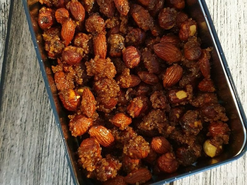 Cliquez pour zoomer ! Amandes grillées à la cannelle et au miel Thermomix par christine_85