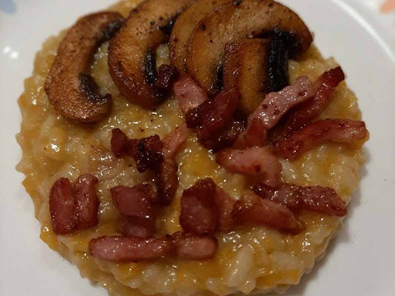 Cliquez pour zoomer ! Risotto de butternut aux châtaignes Thermomix par Céline